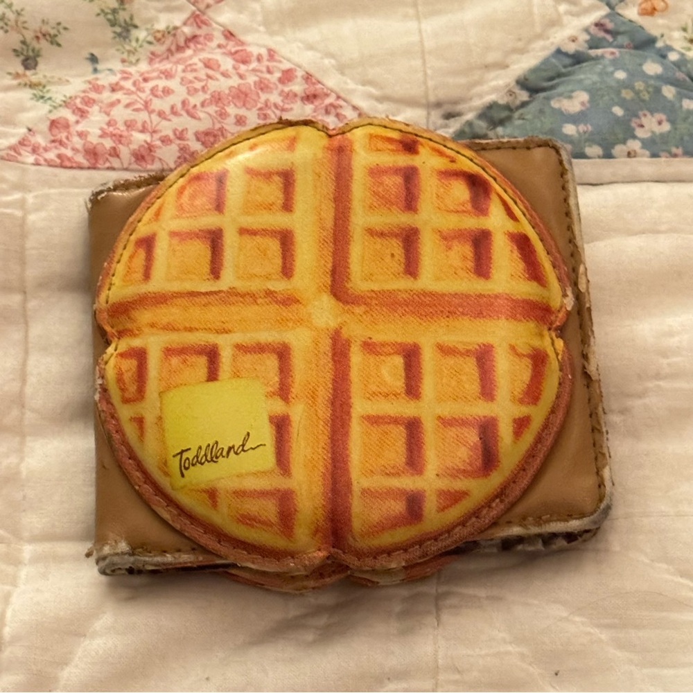 SOLD Rare Toddland Breakfast Waffle Wallet